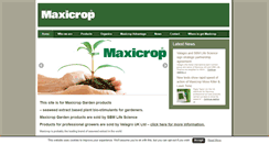 Desktop Screenshot of maxicrop.co.uk