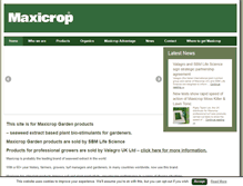 Tablet Screenshot of maxicrop.co.uk